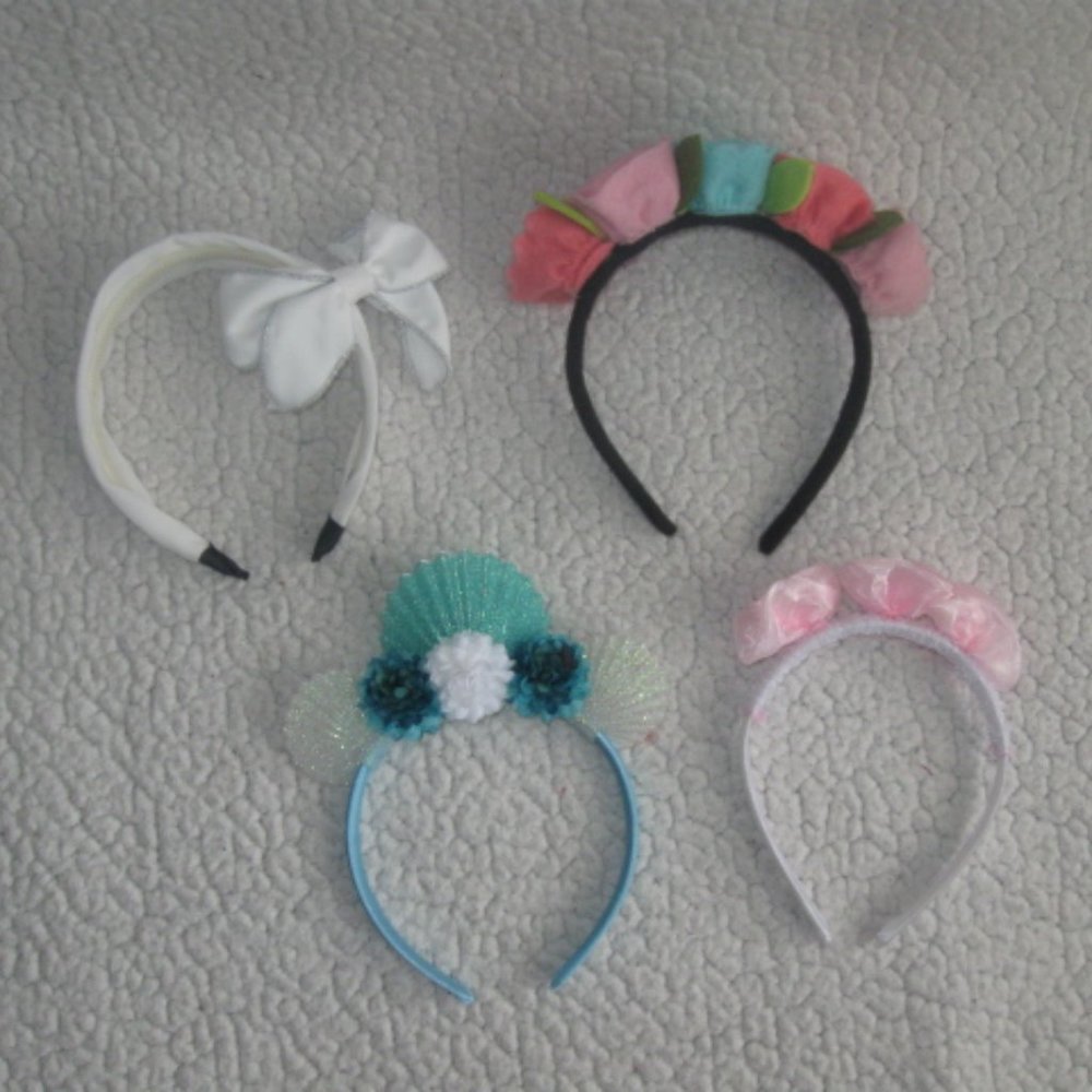 5/$30 Girls Four Piece Headband Bundle